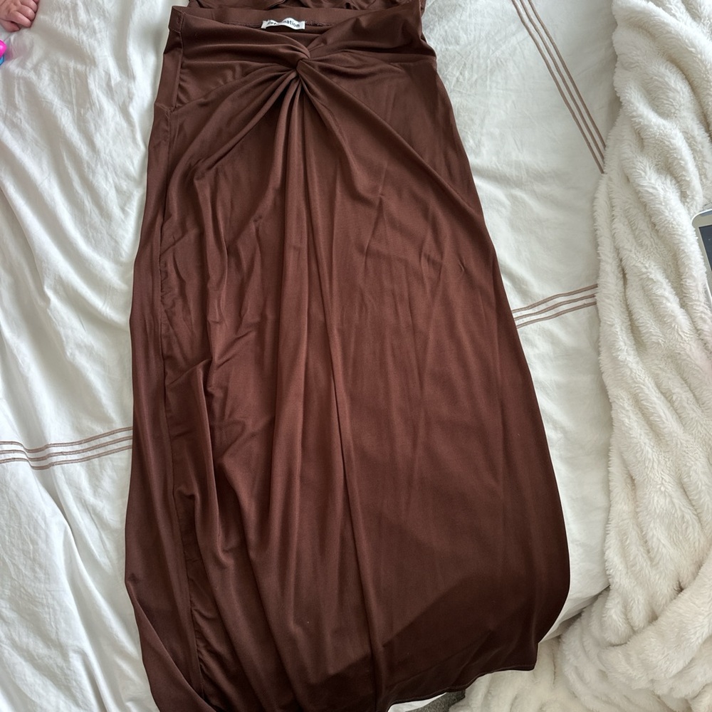 Reformation Brown Skirt Set - Picture 3 of 5